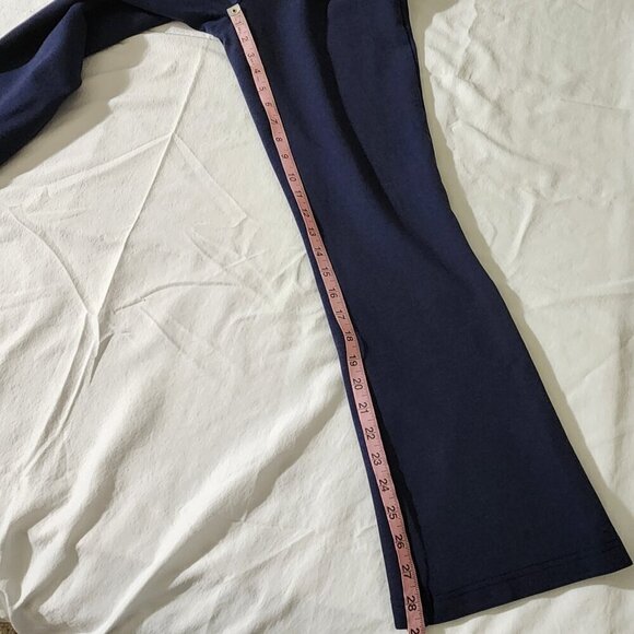 Fishers Finery Women's Ponte Knit Pull-on Boot Leg Work Pant Navy Size SP Career - Picture 12 of 14